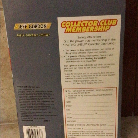 NIB Jeff Gordon 1997 Starting Lineup Winners Circle Poseable 12" Action Figure. - Picture 5 of 14
